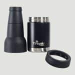 12oz Black Can Cooler Bottle Top