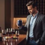 Wine Tumblers with Lid, 12 oz Stainless Steel Stemless Wine Glasses Double Wall Vacuum Travel Insulated Cup for Coffee, Drinks, Champagne, Beverage, Background