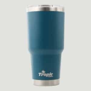 30oz Stainless Steel Double Wall Vacuum Insulated Tumbler, Turquoise