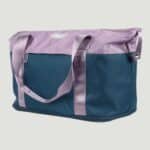 The Tropic expandable fashion wet and dry Beach Bag Purple/Turquoise