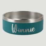 32oz Insulated Pet Bowl engraved