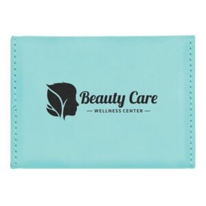 Leatherette Hard Business Card Holder