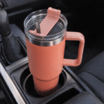 40oz in cup holder background