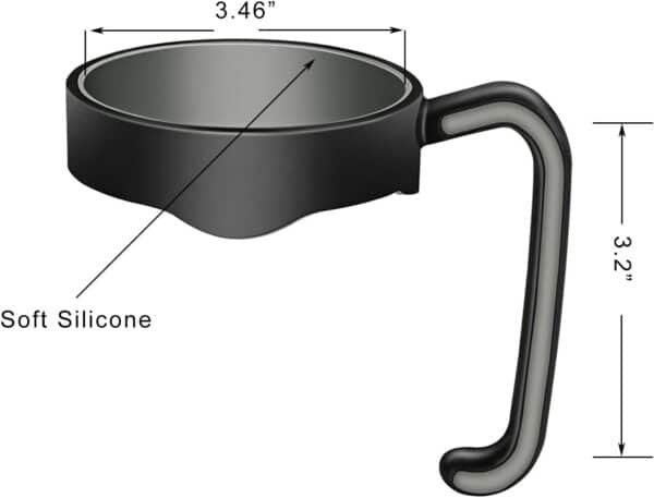 20oz slide on tumbler handle