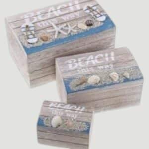 Aqua Sky Beach Jewelry Box Set (3Pcs)