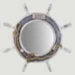 Ship Wheel Mirror