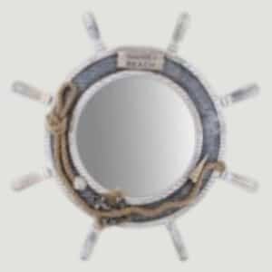 Ship Wheel Mirror