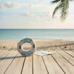 Aqua Sky Life Ring Welcome Sign – Nautical Decor2