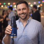 12oz Can Cooler Bottle Top background