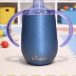 Stainless Steel Sippy Cup with Handles & lid Lids,12 oz BPA Free Double Wall Vacuum Insulated Sippy Cup Mug Tumbler Toddler Cups for boys and girls Non-Spill Sippy Cups Background