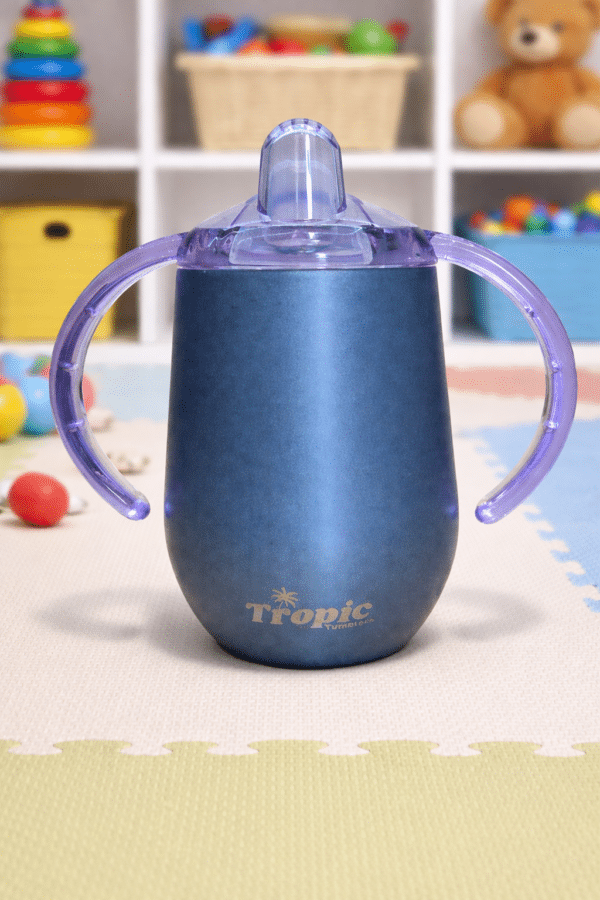 Stainless Steel Sippy Cup with Handles & lid Lids,12 oz BPA Free Double Wall Vacuum Insulated Sippy Cup Mug Tumbler Toddler Cups for boys and girls Non-Spill Sippy Cups Background