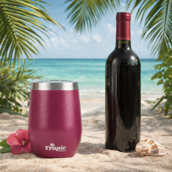 Wine Tumblers with Lid, 12 oz Stainless Steel Stemless Wine Glasses Double Wall Vacuum Travel Insulated Cup for Coffee, Drinks, Champagne, Beverage, Background