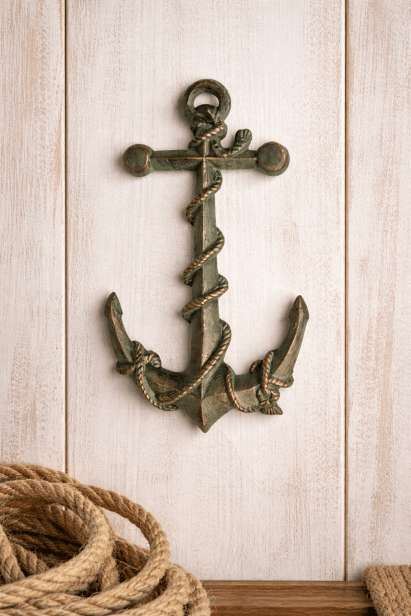 Verdigris Finish Wall Anchor Background