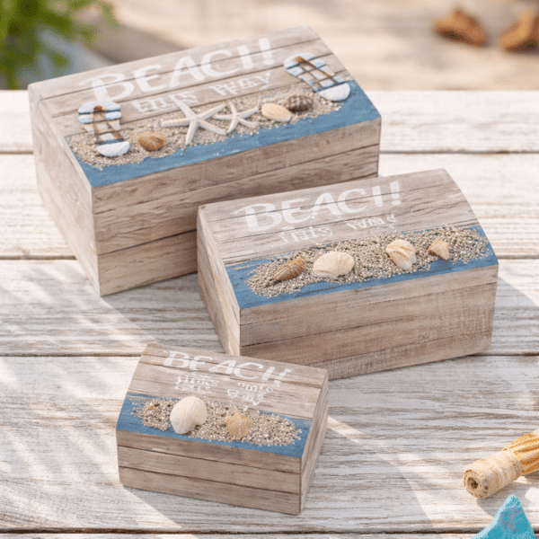 Aqua Sky Beach Jewelry Box Set