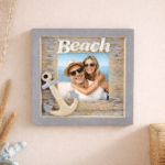 Vintage Beach Frame background