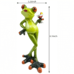 Frog Figurine drinking size