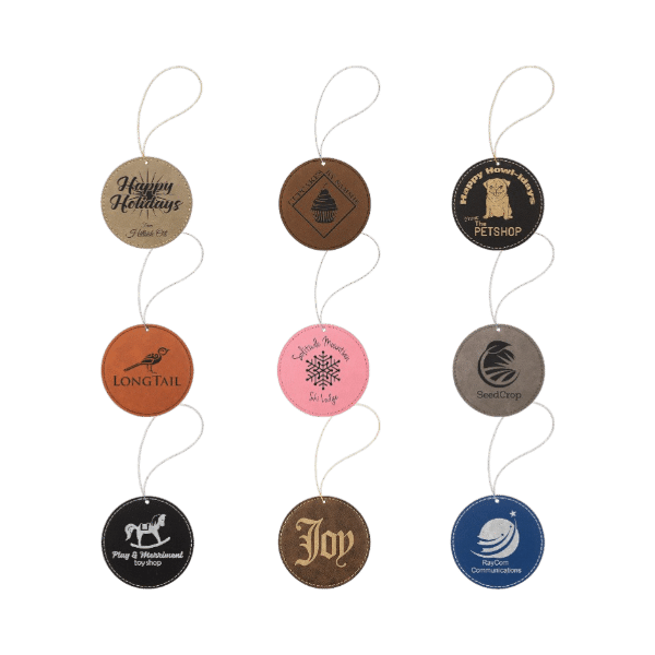 Round Ornament 3 3/4 all GFT1090SET2