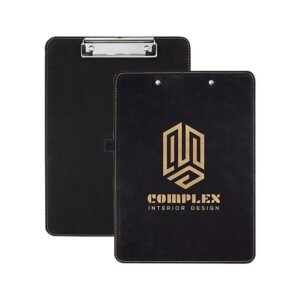 9" x 12 1/2"  Laserable Leatherette Clipboard