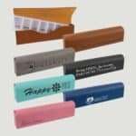 GFT2435SET - 9 3/4" x 2 1/2" Laserable Leatherette Pill Box Sample Set