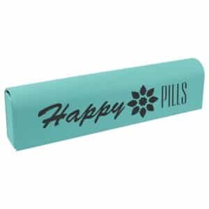 9 3/4" x 2 1/2" Leatherette Pill Case