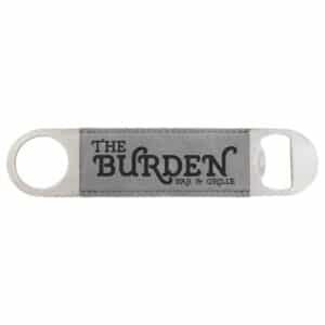 1 1/2" x 7" Leatherette Bottle Opener