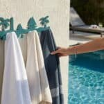 Metal Harbor Scene Wall Hooks background