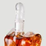 Middle Finger Decanter Novelty Whiskey & Wine Decanter Set, Mahogany Wood, Funny Gift for that Someone You Love! Middle Finger Gift For Adults, Flip Off Gift, Funny Gifts, Gag Gift