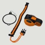 Replacement Water Bottle Lid with Paracord Strap Sea Orange/Black