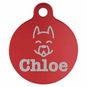 Round Pet Tag
