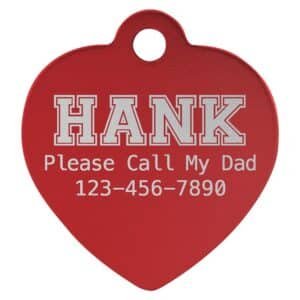 Heart Pet Tag