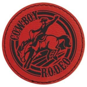 3" Round Hat Patch with Adhesive