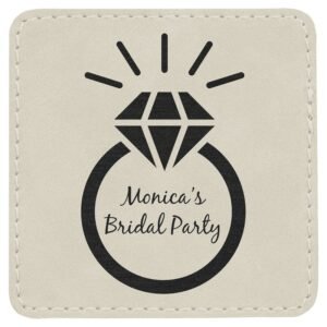 3" x 3" Square Hat Patch with Adhesive