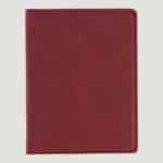 4 1/4" x 5 1/2" Rose Laserable Leatherette Passport Holder