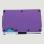 RFID Blocking Money Clip Aluminum Slim Metal Pocket Wallet Credit Card Holder Purple