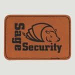 PTH102 - 3" x 2" Rectangle Rawhide Leatherette Patch