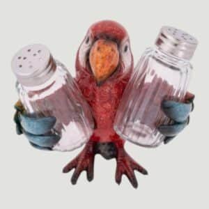 Red Parrot Salt & Pepper Set