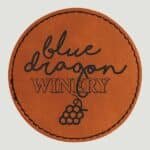 Round Hat Patch Rawhide 3 inch