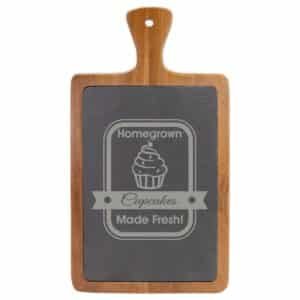 Acacia Wood/Slate Cutting Board