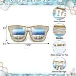 Vintage Beach Sunglass Frames 5"x 4" Inch – Nautical Decor