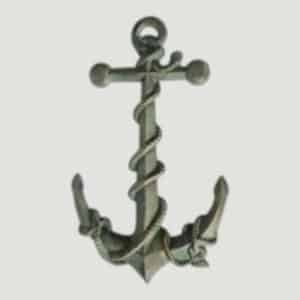 Verdigris Finish Wall Anchor