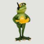 Frog Figurine Swimmer