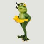 Frog Figurine Swimmer