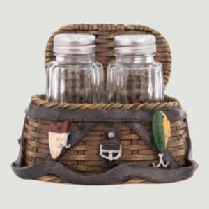 Fishing Creel Salt & Pepper Set