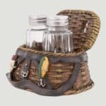 Fishing Creel Salt & Pepper Set