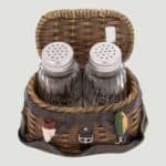 Fishing Creel Salt & Pepper Set