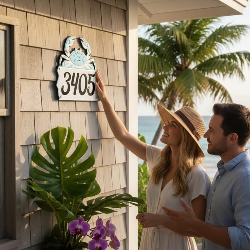 Address Sign Background