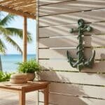 Verdigris Finish Wall Anchor Background