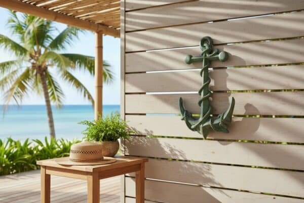 Verdigris Finish Wall Anchor Background