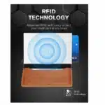 Leather RFID background