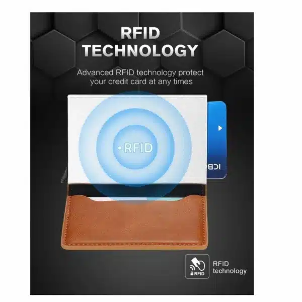 Leather RFID background